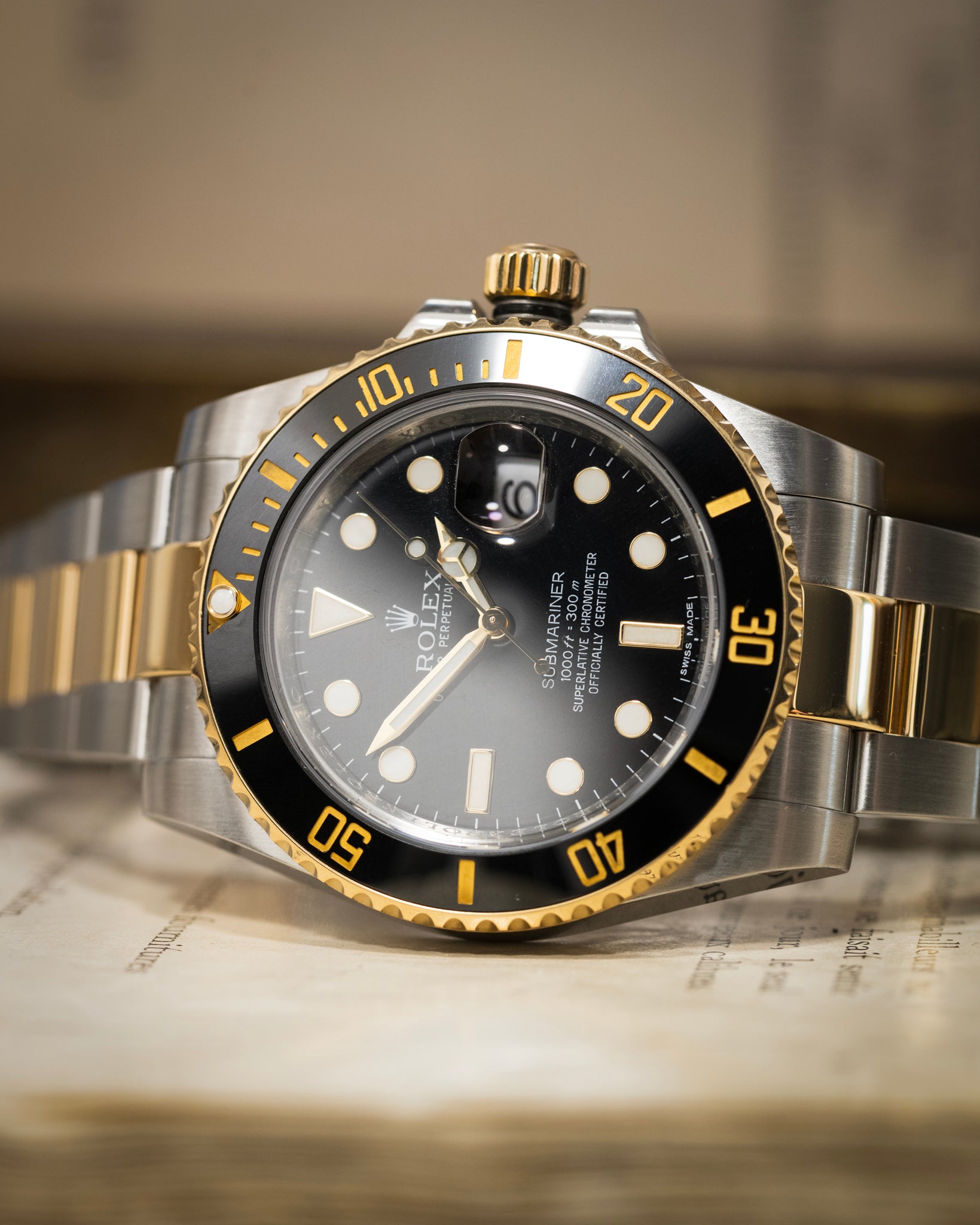 Rolex Bi Metal Submariner 116613LN